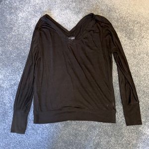 Black, long sleeve shirt, size: S